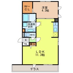 エル　パティオⅣの物件間取画像